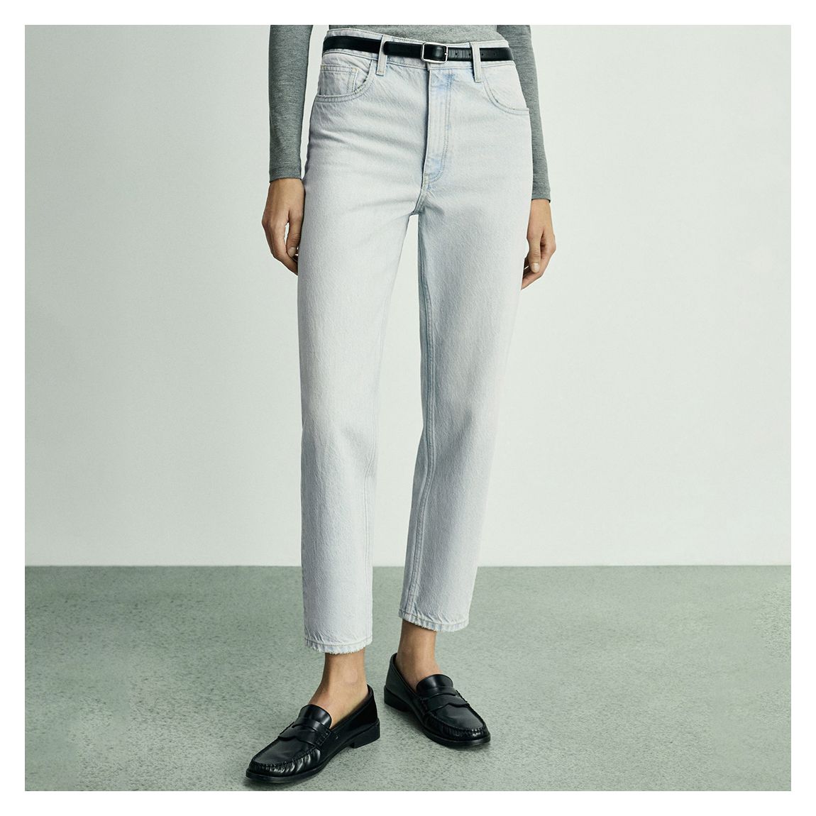 Bleach Blue Newmom Comfort High-Rise Jeans main product photo