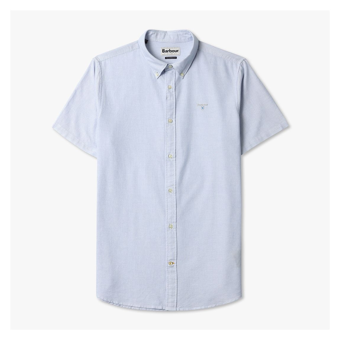 Blue Striped Oxtown S/S Tailored Shirt main product photo