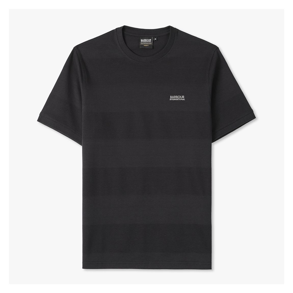Black Chapter Jacquard Texture T-Shirt main product photo