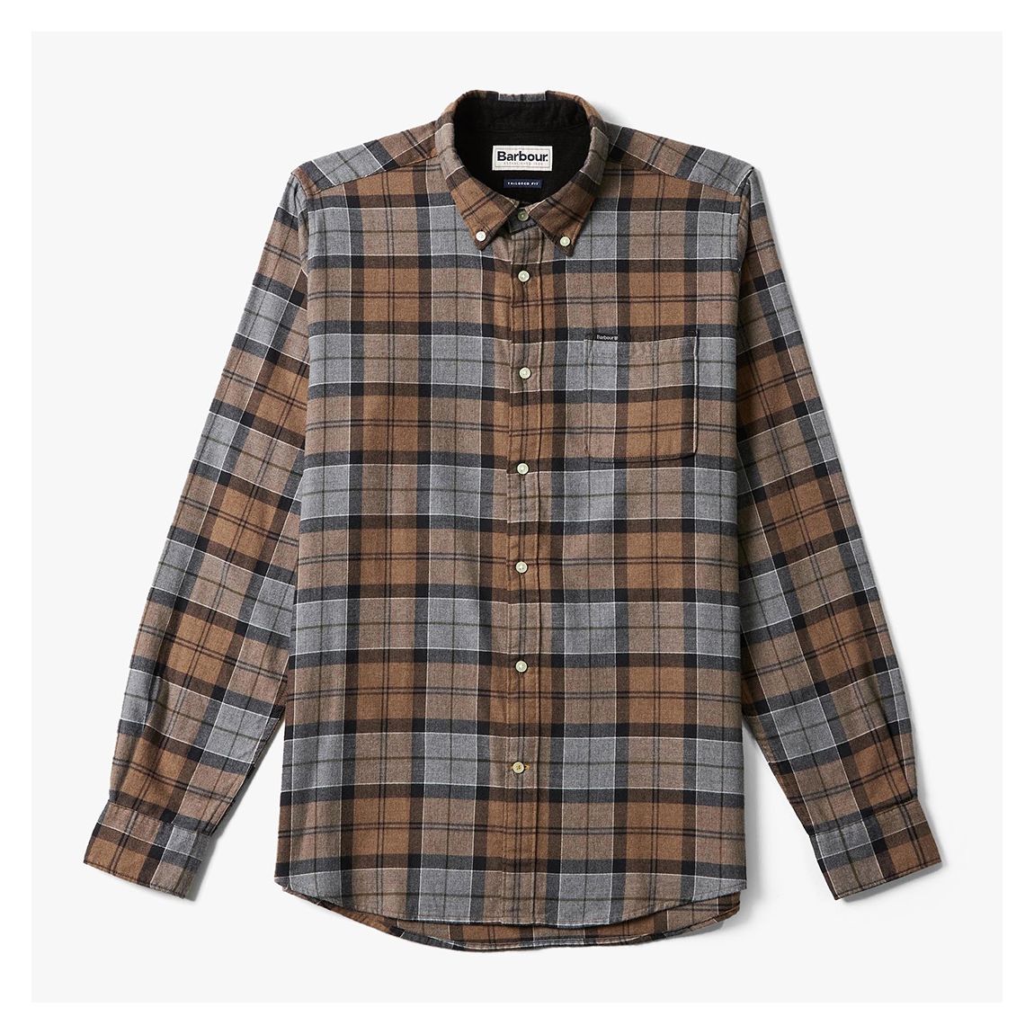 Brown Rasay Tailored Fit Shirt main product photo