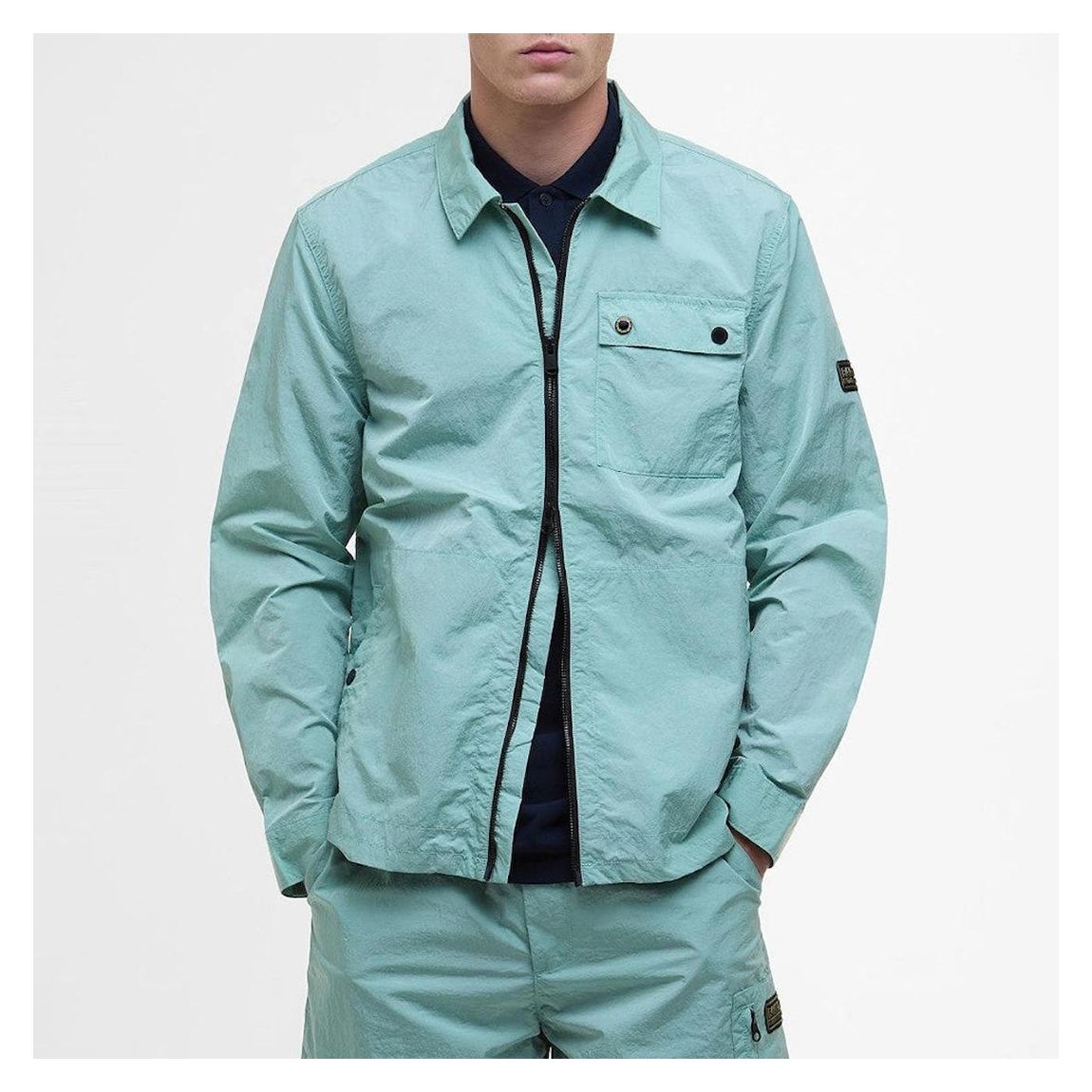 Green Inline Overshirt main product photo
