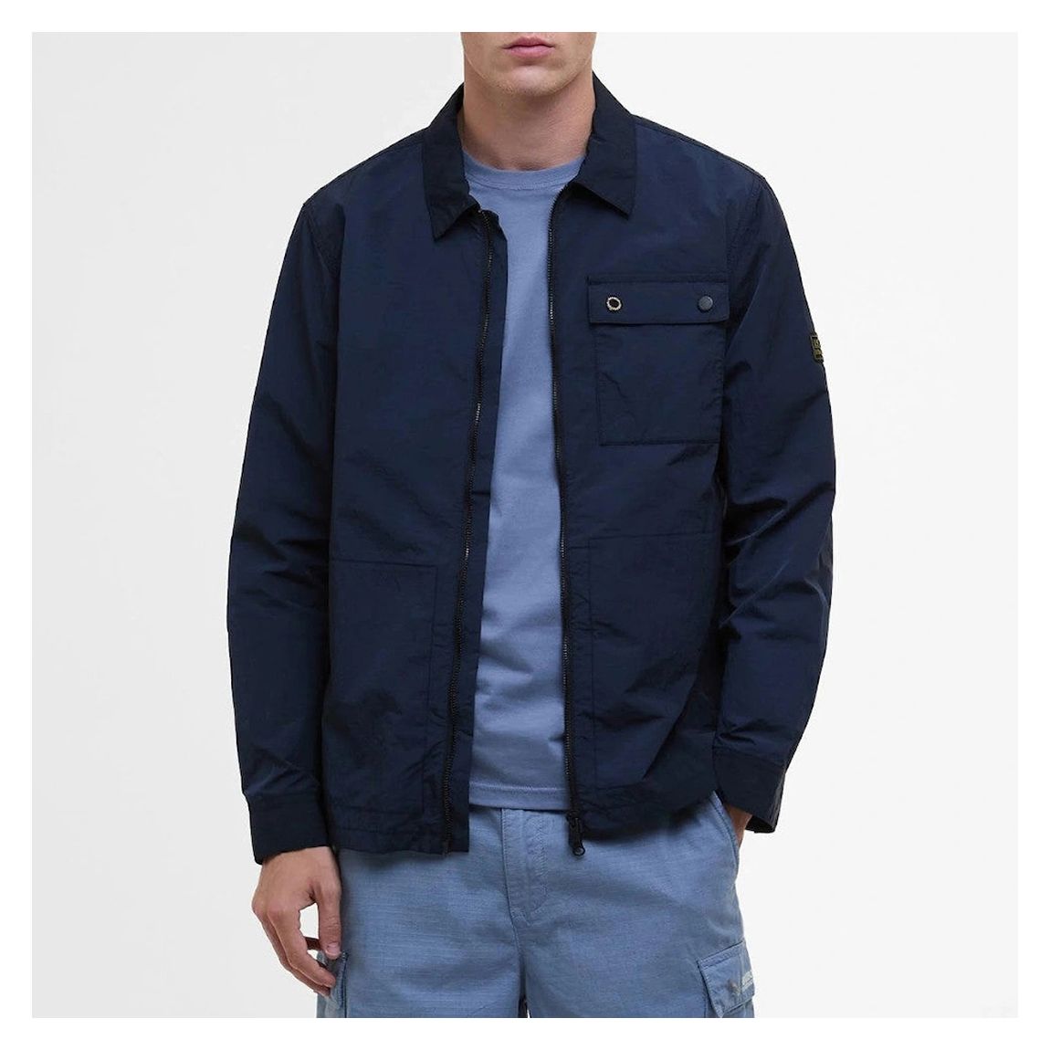 Navy Inline Overshirt main product photo