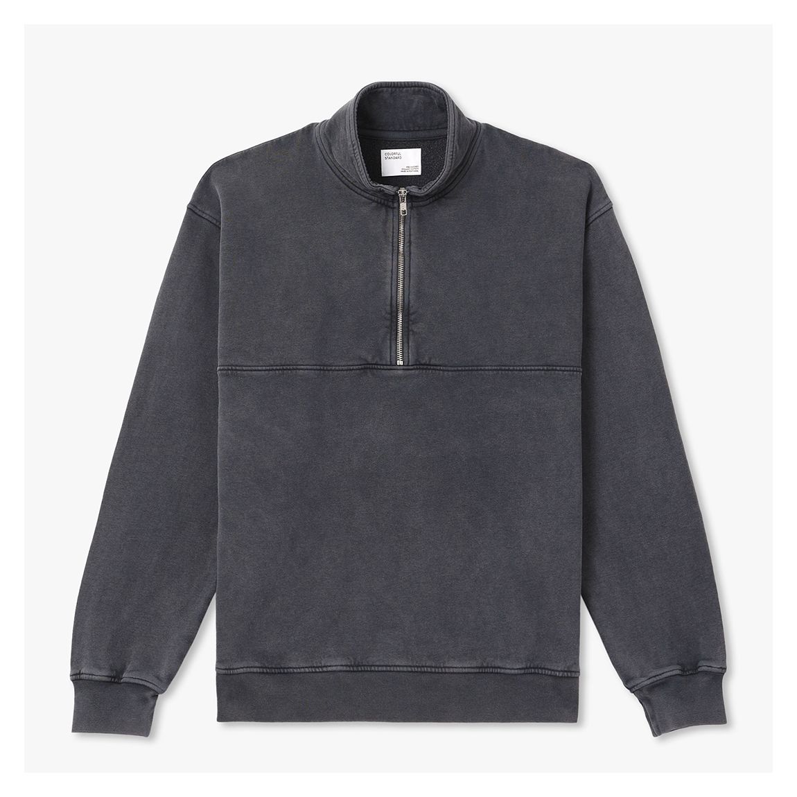 Black Organic Quarter Zip main product photo