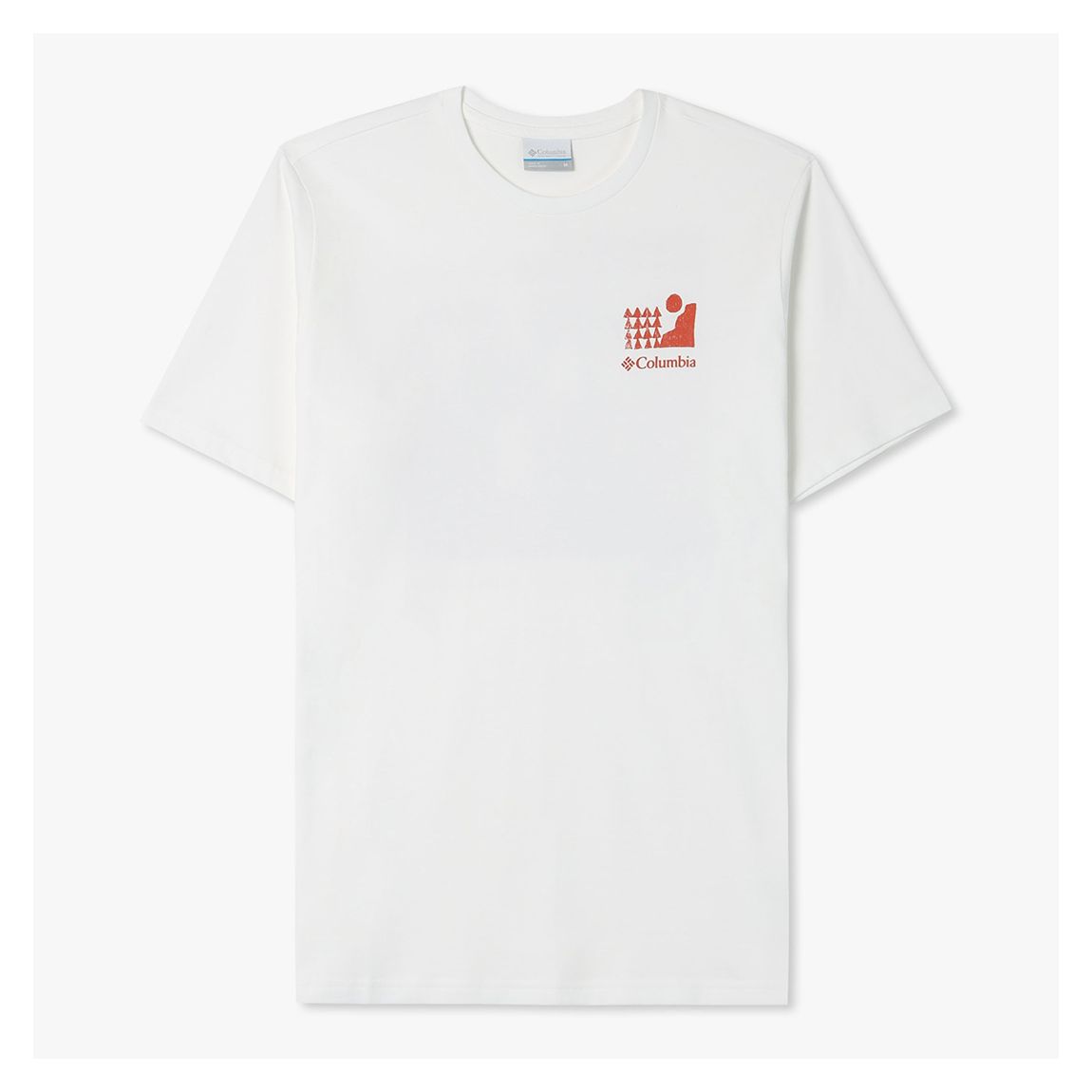 White Explorers Canyon Back SS Tee main product photo