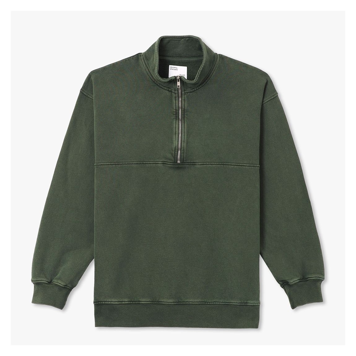 Green Organic Quarter Zip main product photo