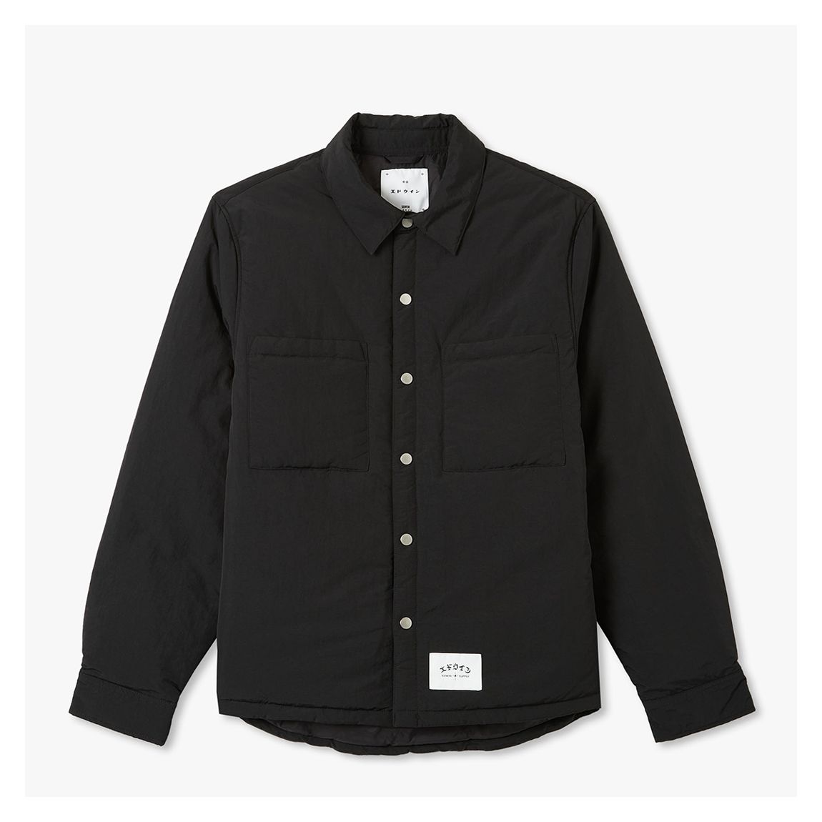 Black Sphere Padded Overshirt Ls main product photo