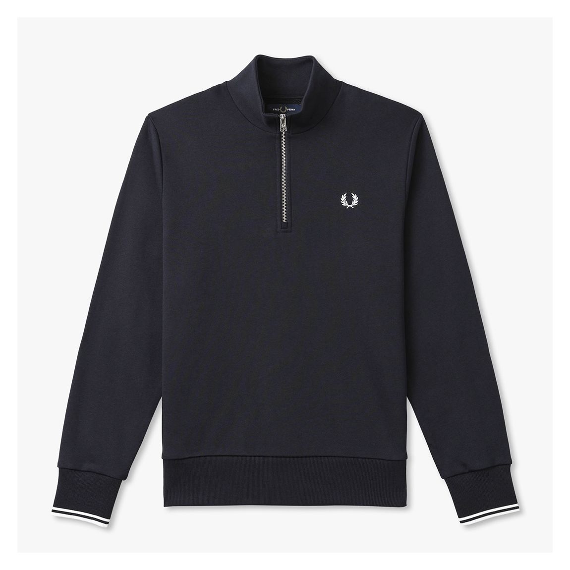 Navy Half Zip Sweatshirt main product photo