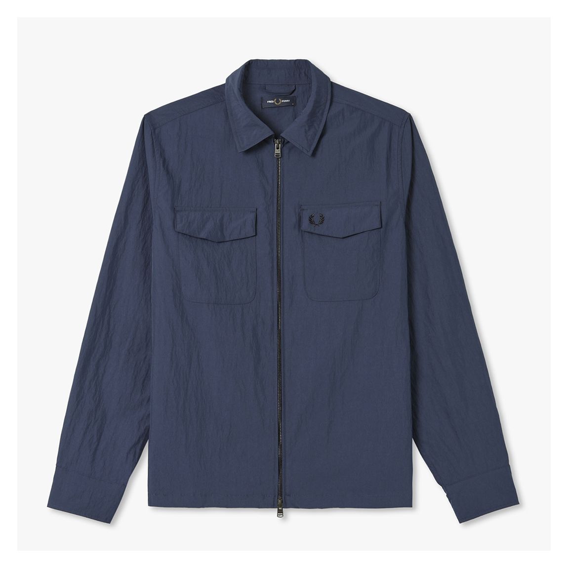 Blue Zip Through Overshirt main product photo