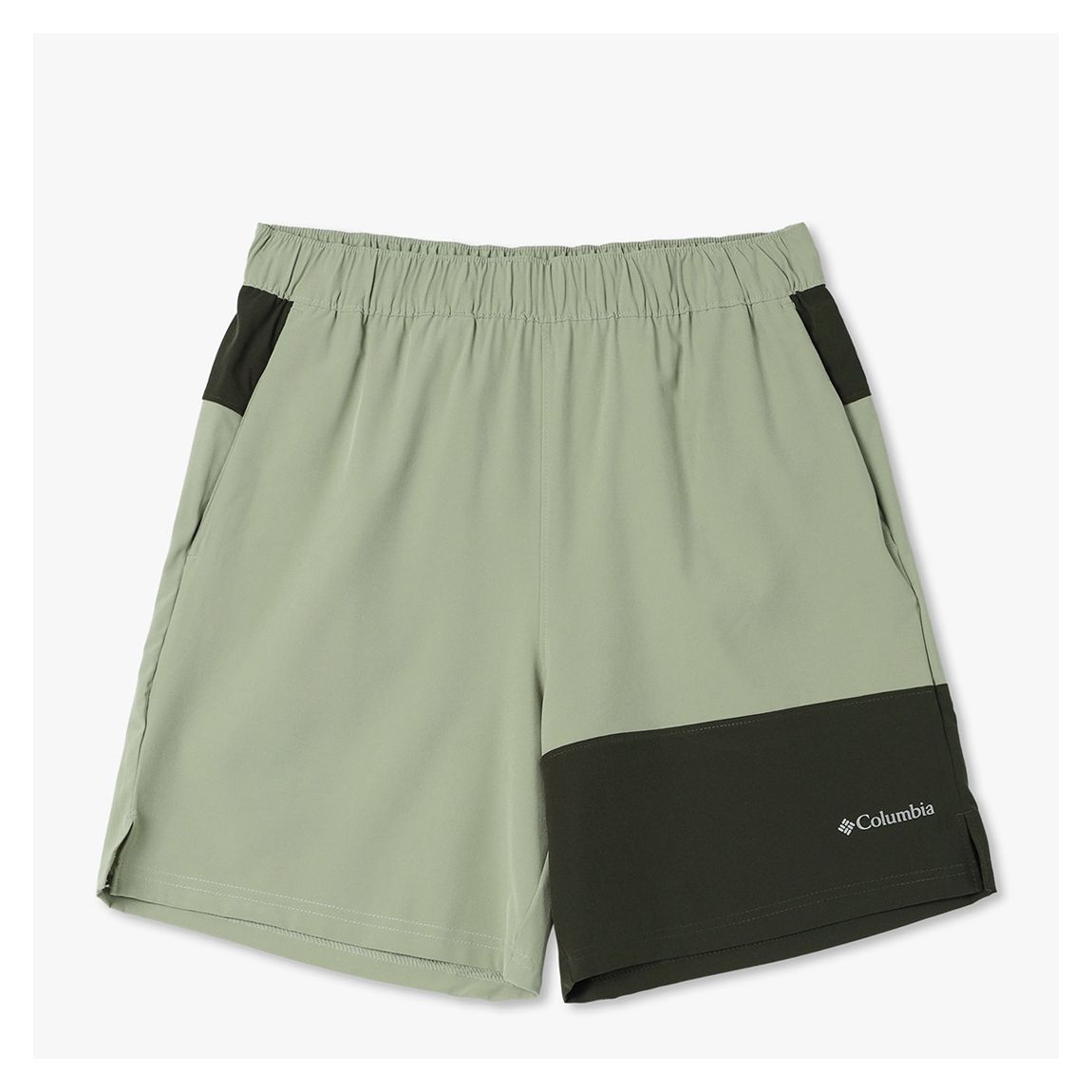 Green Columbia Hike Color Block Short main product photo