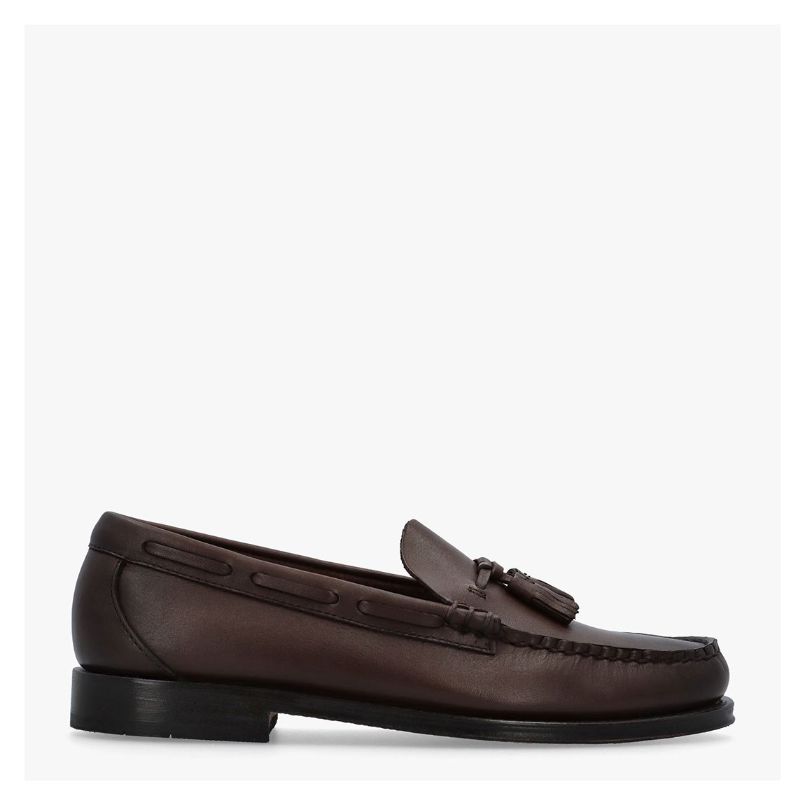 Brown Weejun Heritage Larkin Moc Tassel main product photo