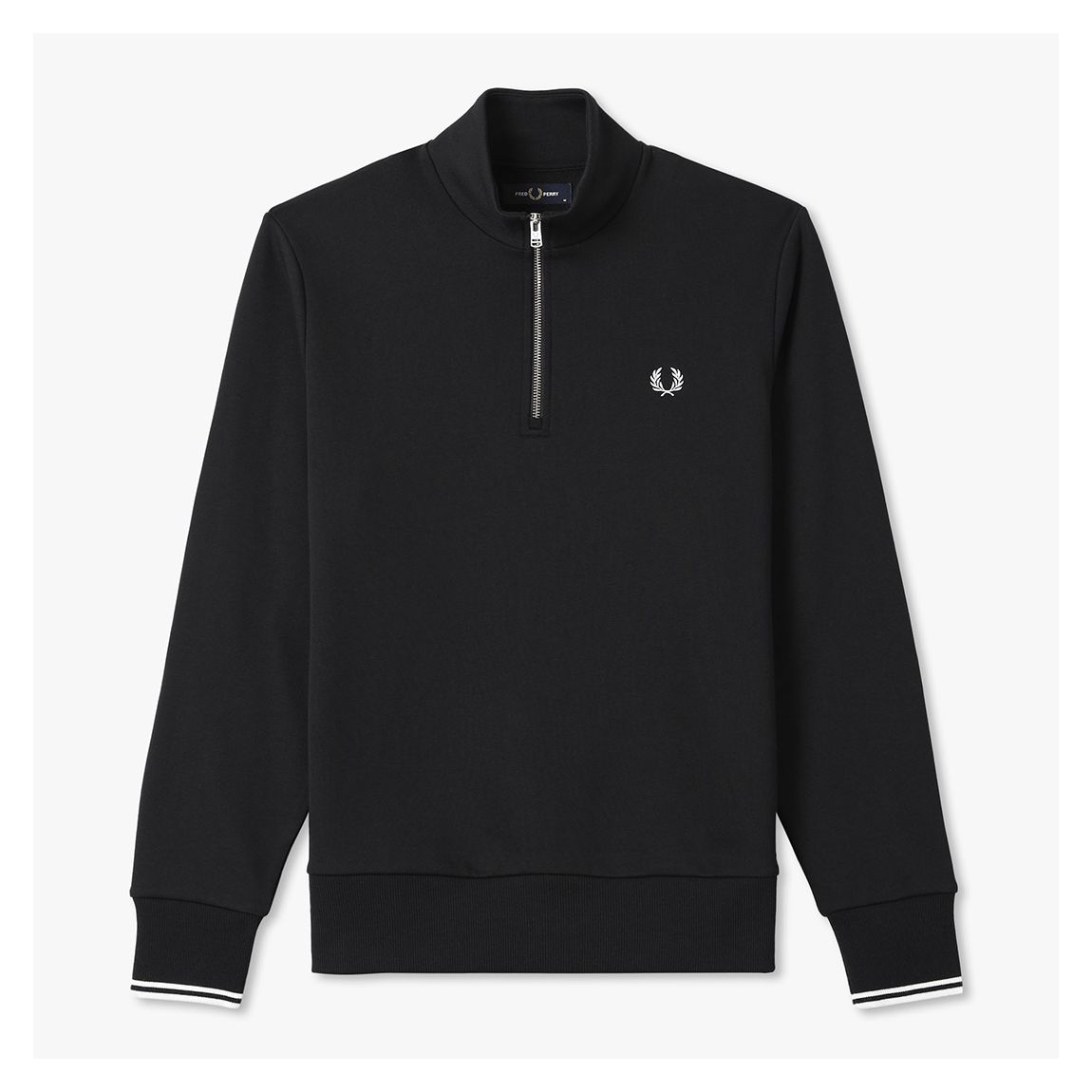 Black Half Zip Sweatshirt main product photo