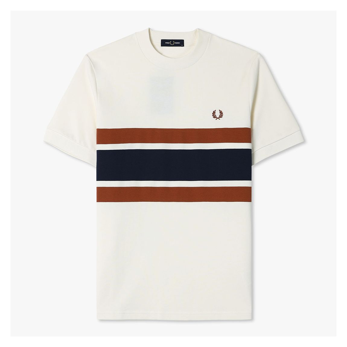 White Panelled T-Shirt main product photo