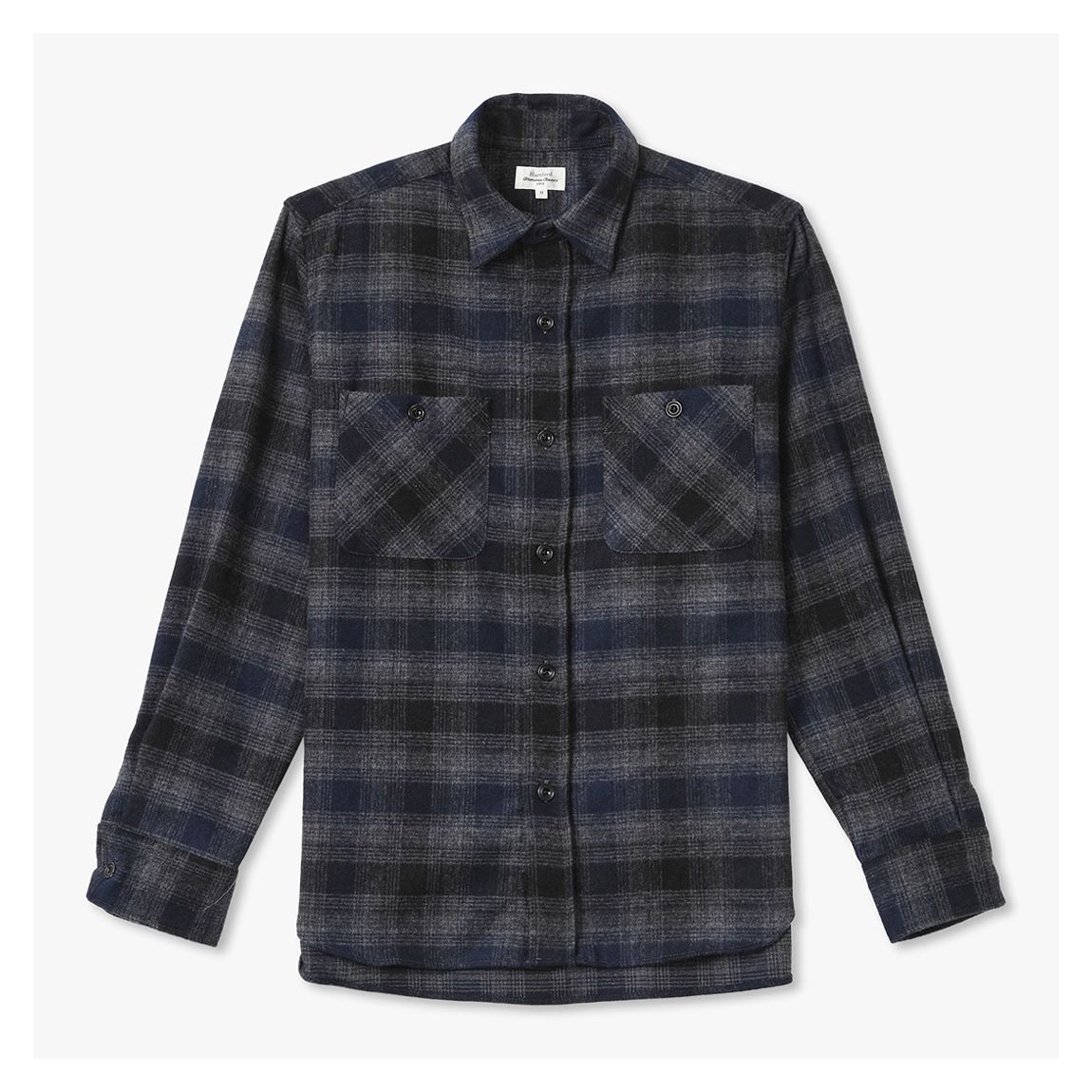 Navy Percey Woven Shirt main product photo