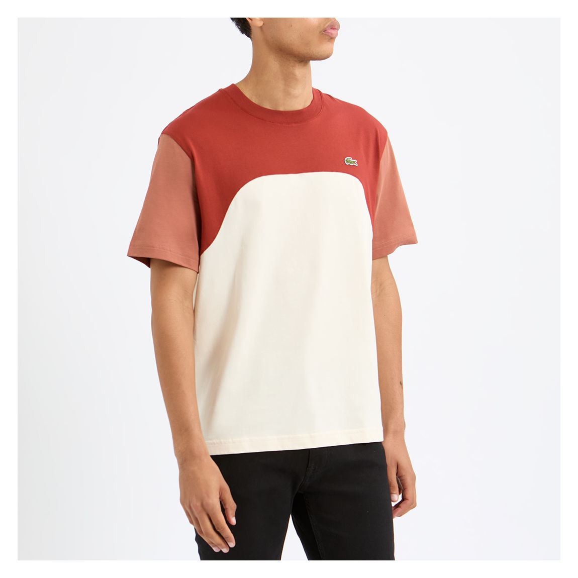 Orange Colour Block Tee main product photo
