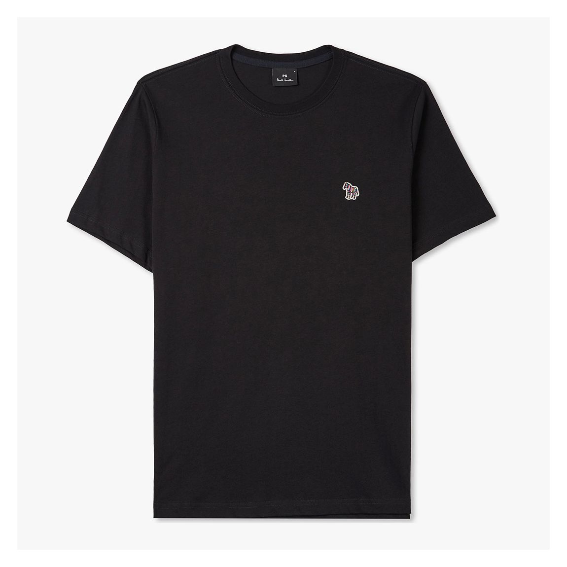 Black Regular Fit Zebra T-Shirt main product photo