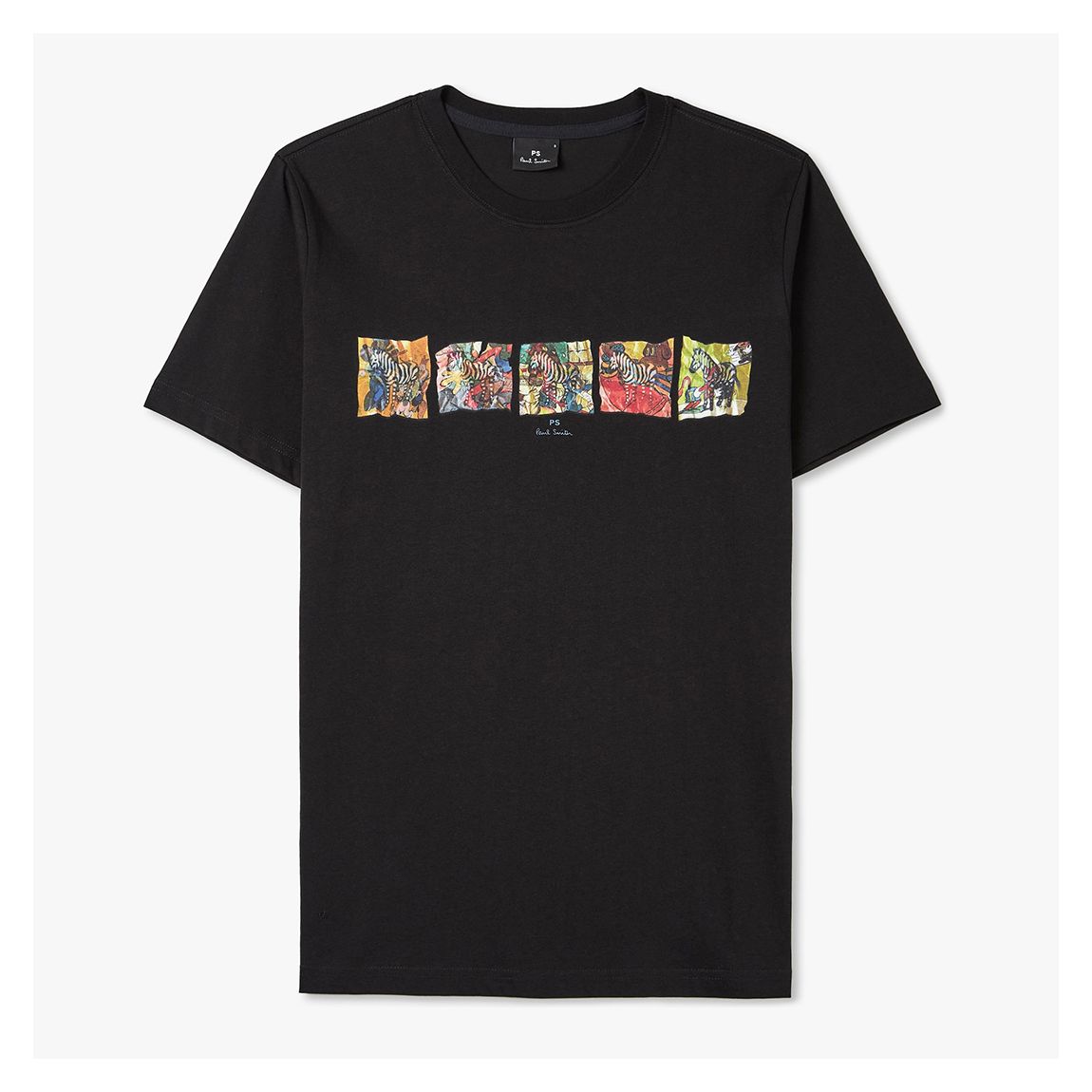 Black Zebra Graphic T-Shirt main product photo