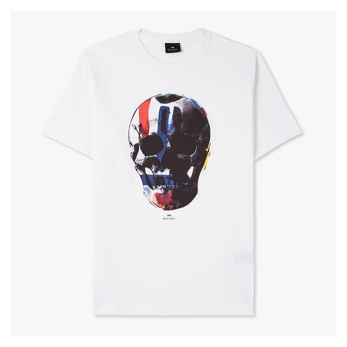Red & Blue Skull T-Shirt main product photo