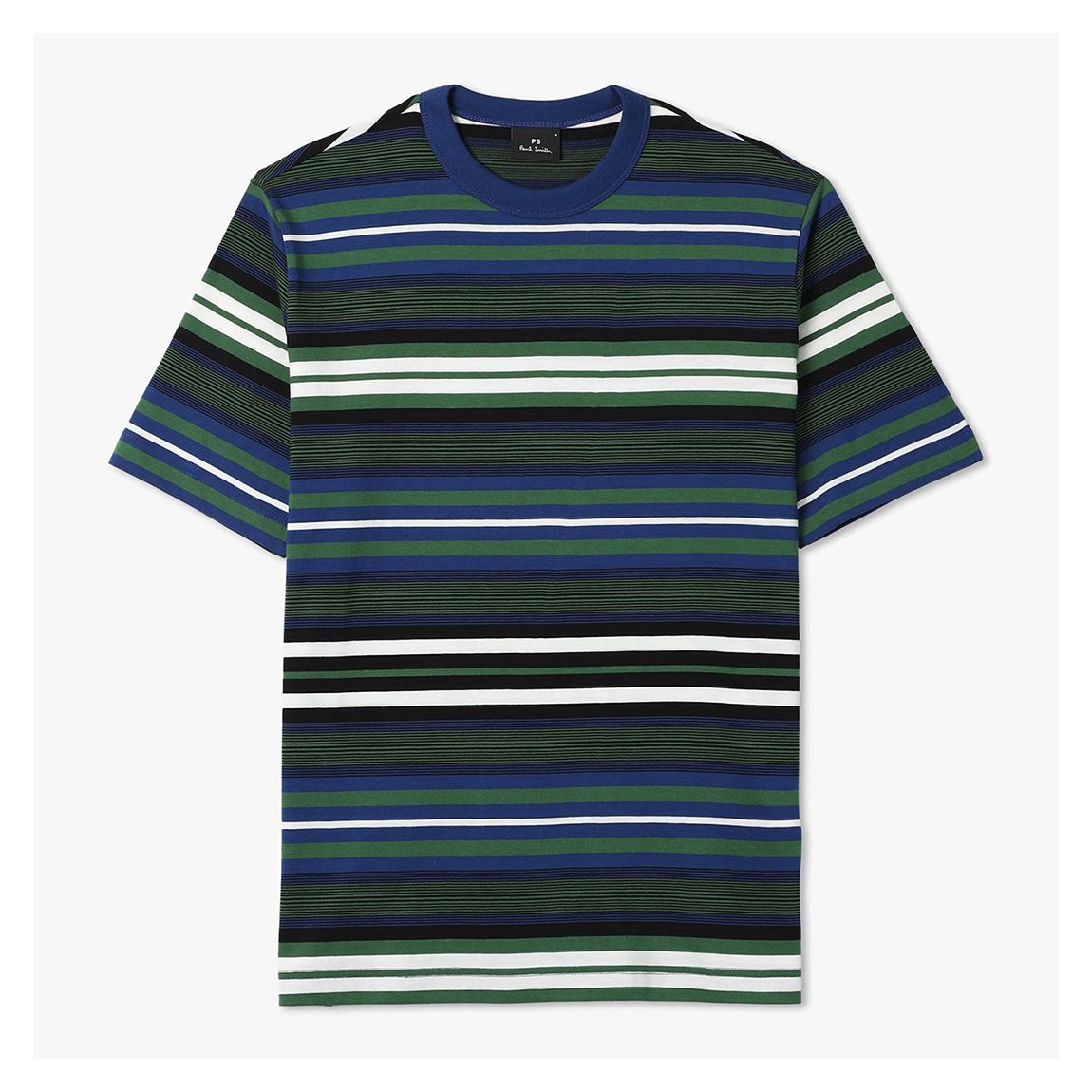 Blue SS Stripe T Shirt main product photo