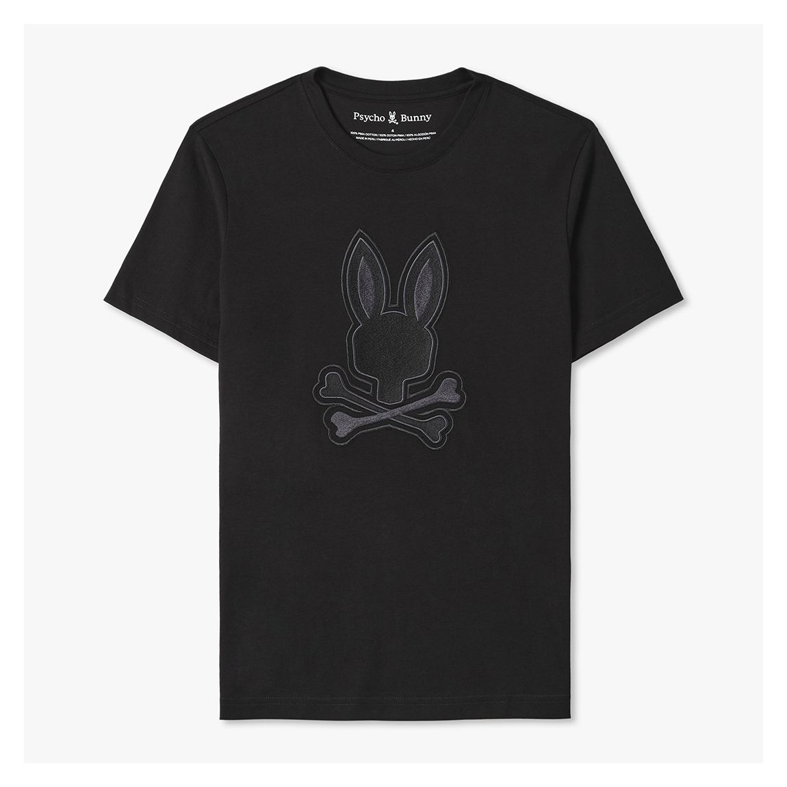 Black New Castle Embroidered Graphic Tee main product photo