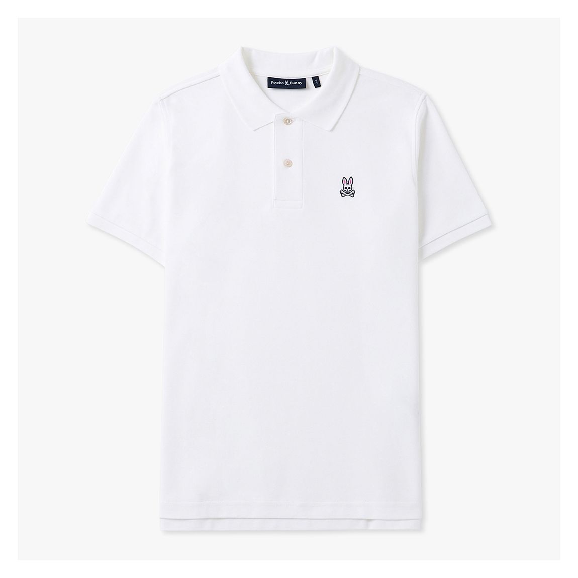 White Classic Poloshirt main product photo