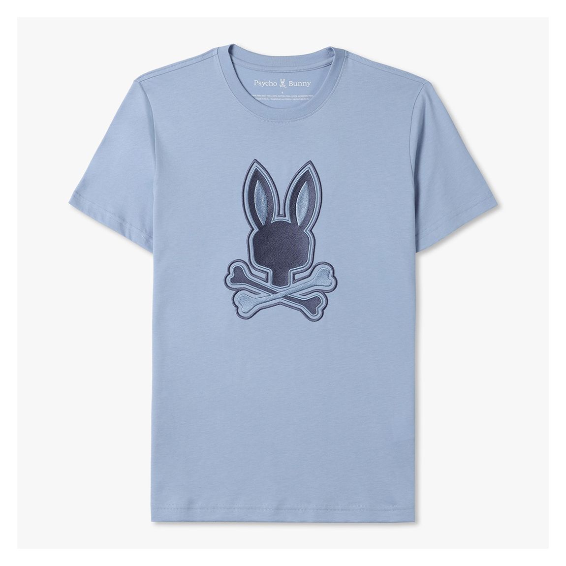 Blue New Castle Embroidered Graphic Tee main product photo