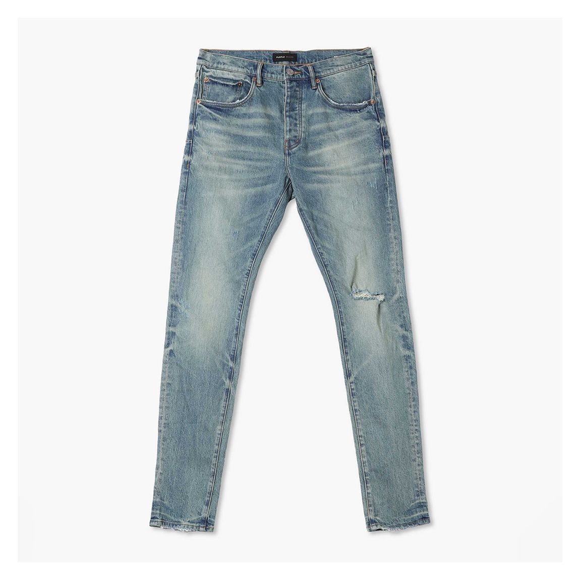 Blue Vintage Knee Blowout Jeans main product photo