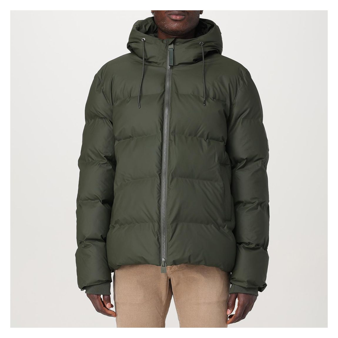 Khaki Alta Puffer Jacket main product photo