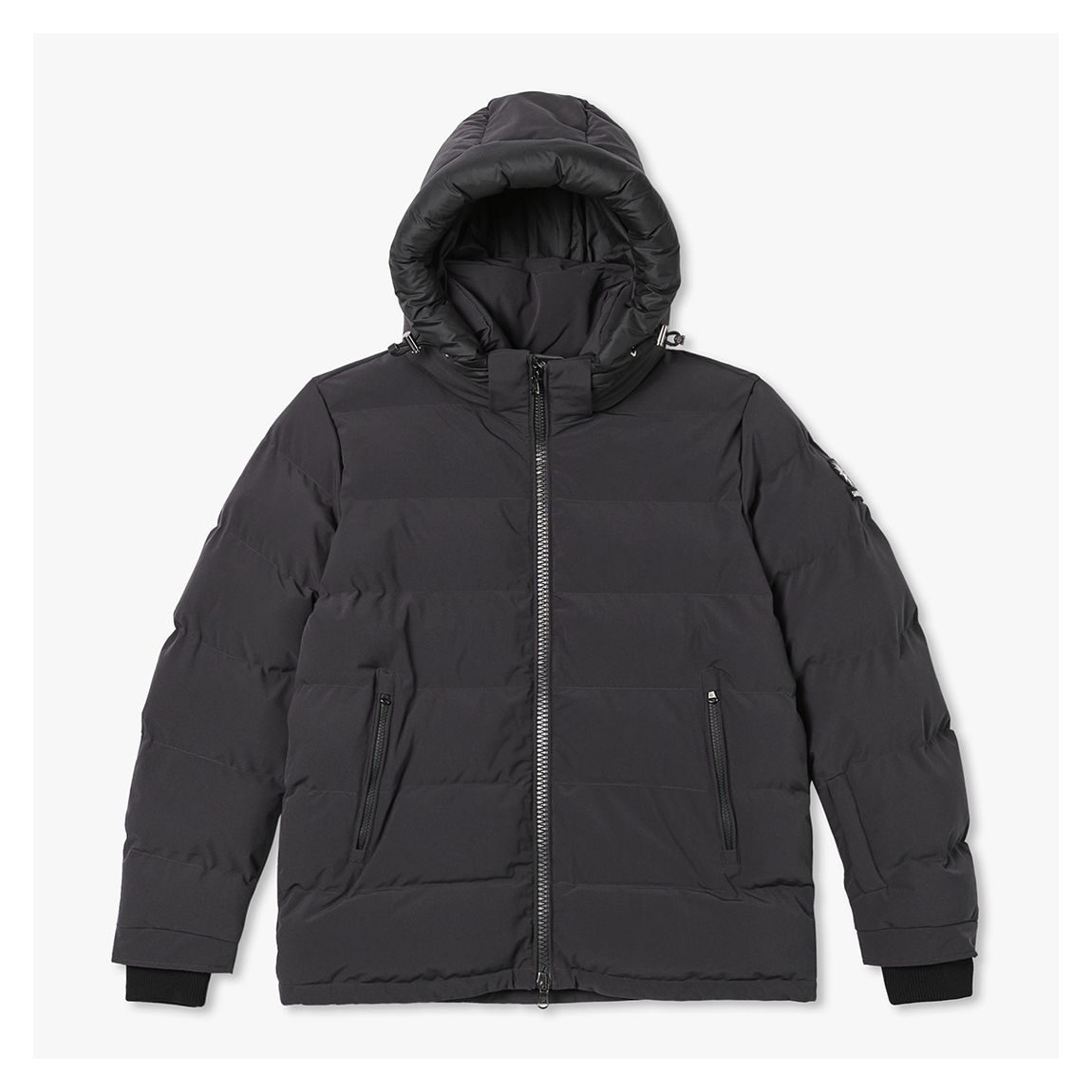 Grey Banks Puffer Jacket main product photo