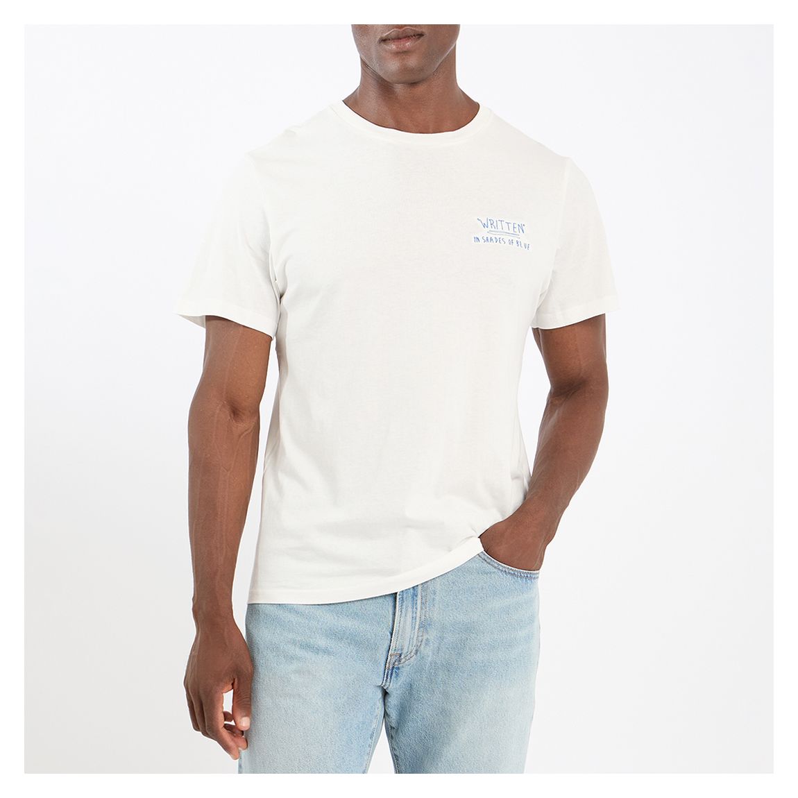White Osbourne Cotton T-Shirt main product photo
