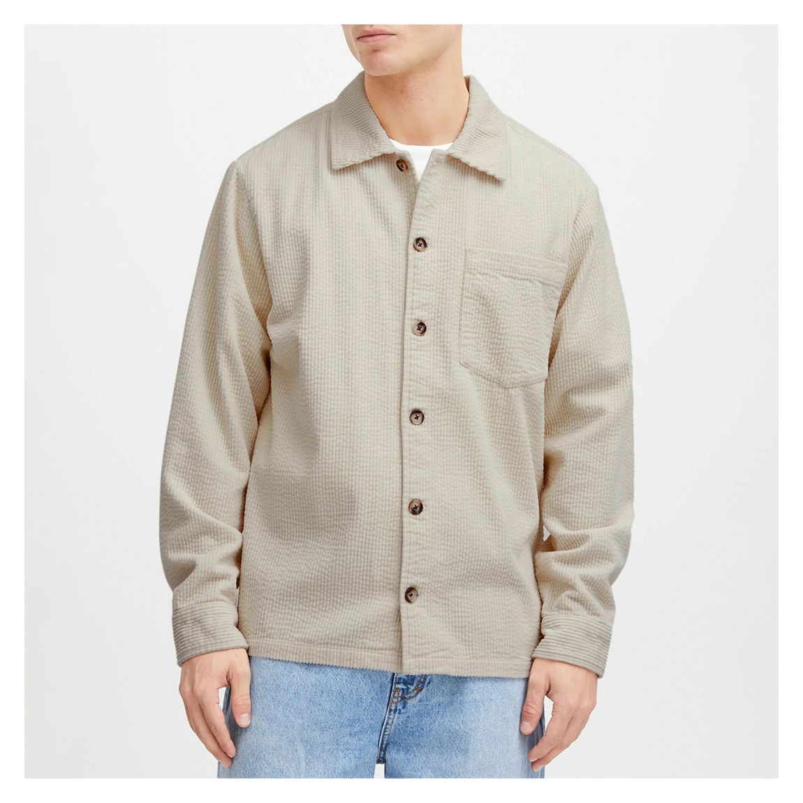 Stone Ingvi Cotton Overshirt main product photo