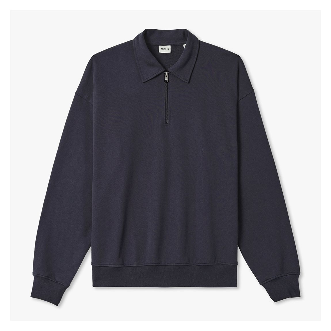 Navy Owney Half Zip Sweatshirt main product photo