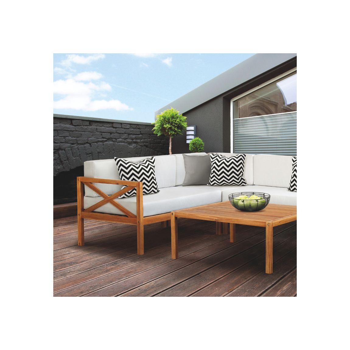 Greenhurst Kemberton Corner Sofa Set Natural main product photo