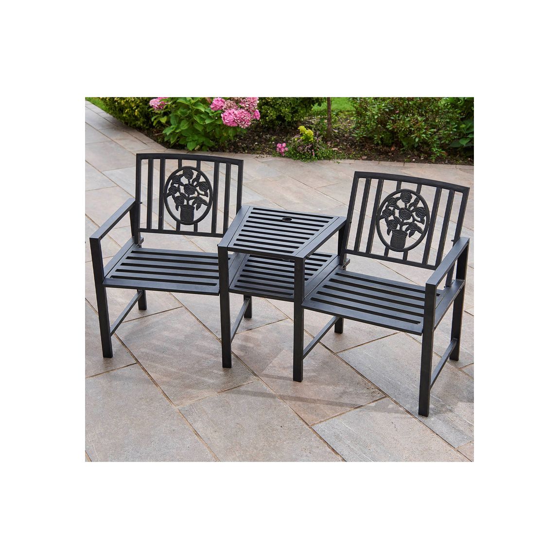 Greenhurst Coalbrookdale Duo Bench and Table main product photo