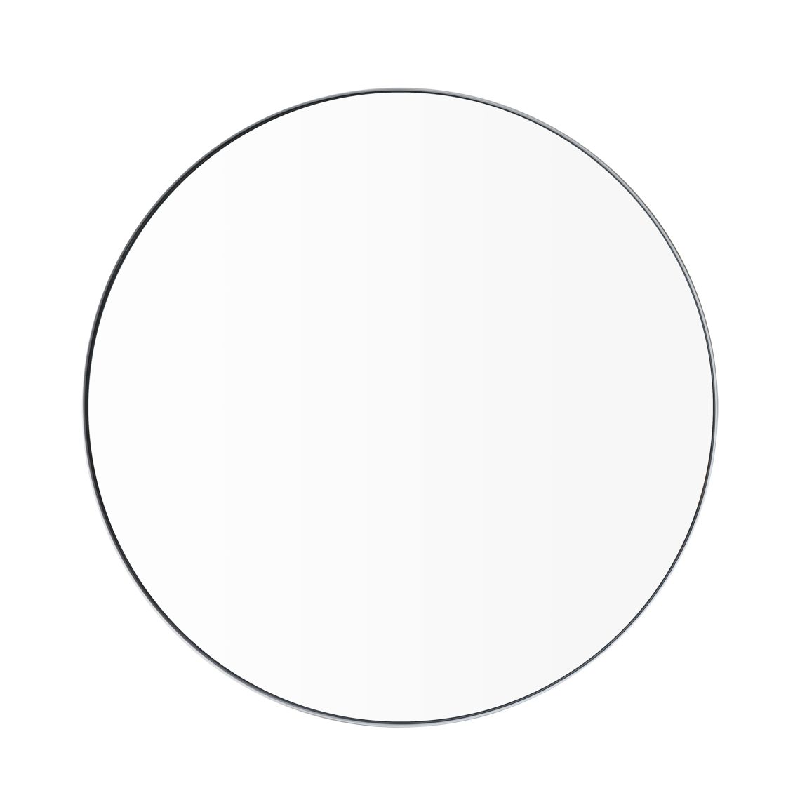 RIM Wall Mirror 80 cm, White & Clear Glass main product photo