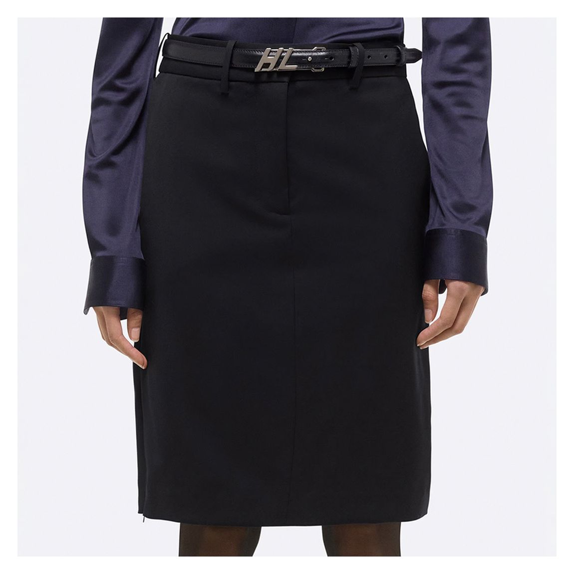 Black Car Zip Skirt main product photo