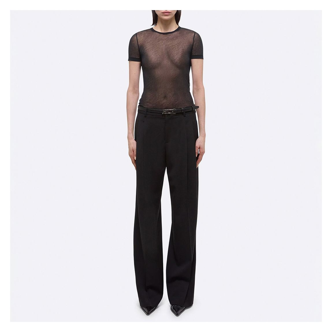Black Sheer Classic Tee main product photo