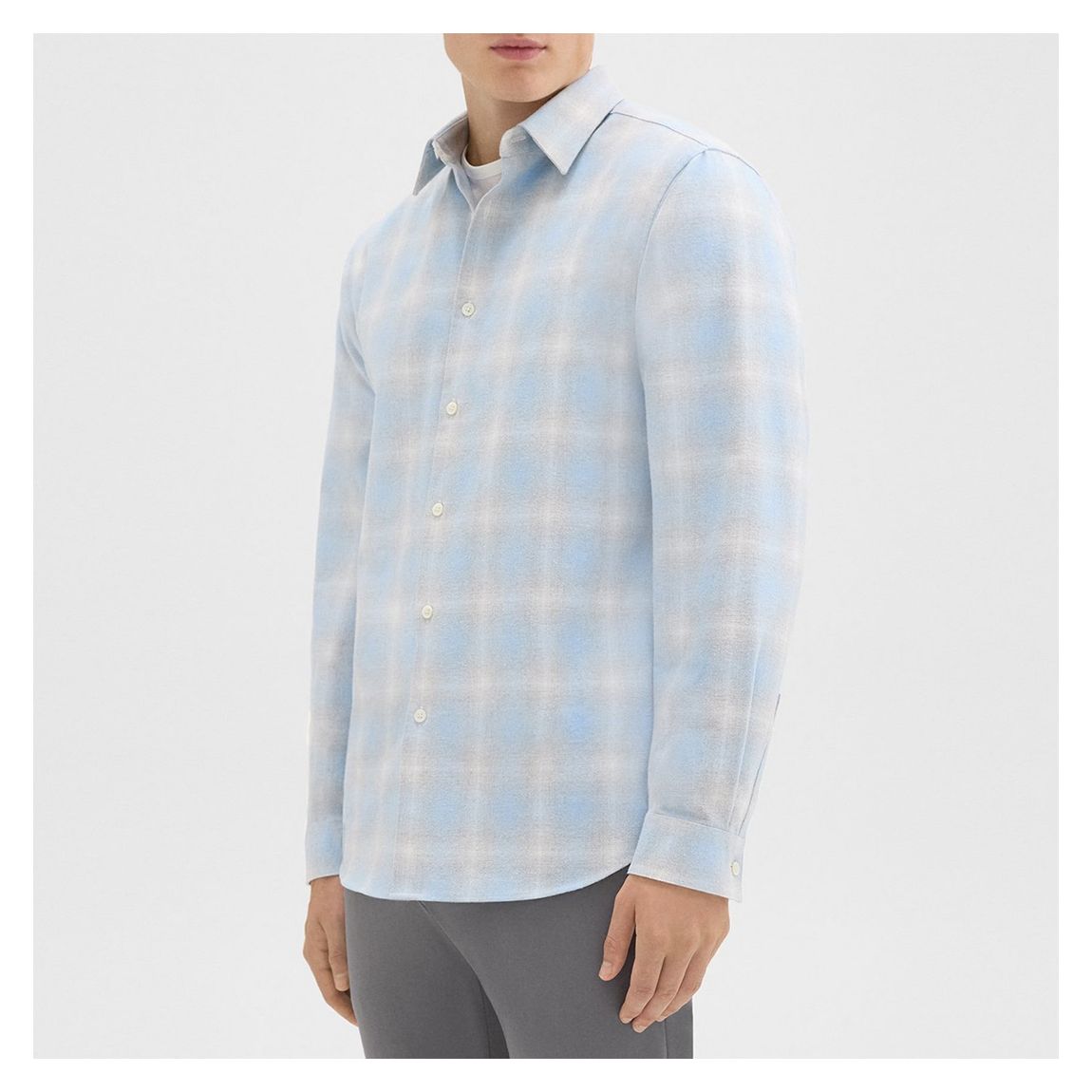 Blue Flannel Standard Fit Shirt main product photo