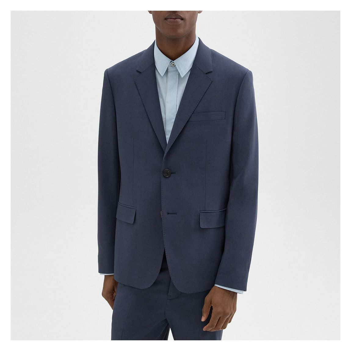 Blue Virgin Wool Blazer main product photo