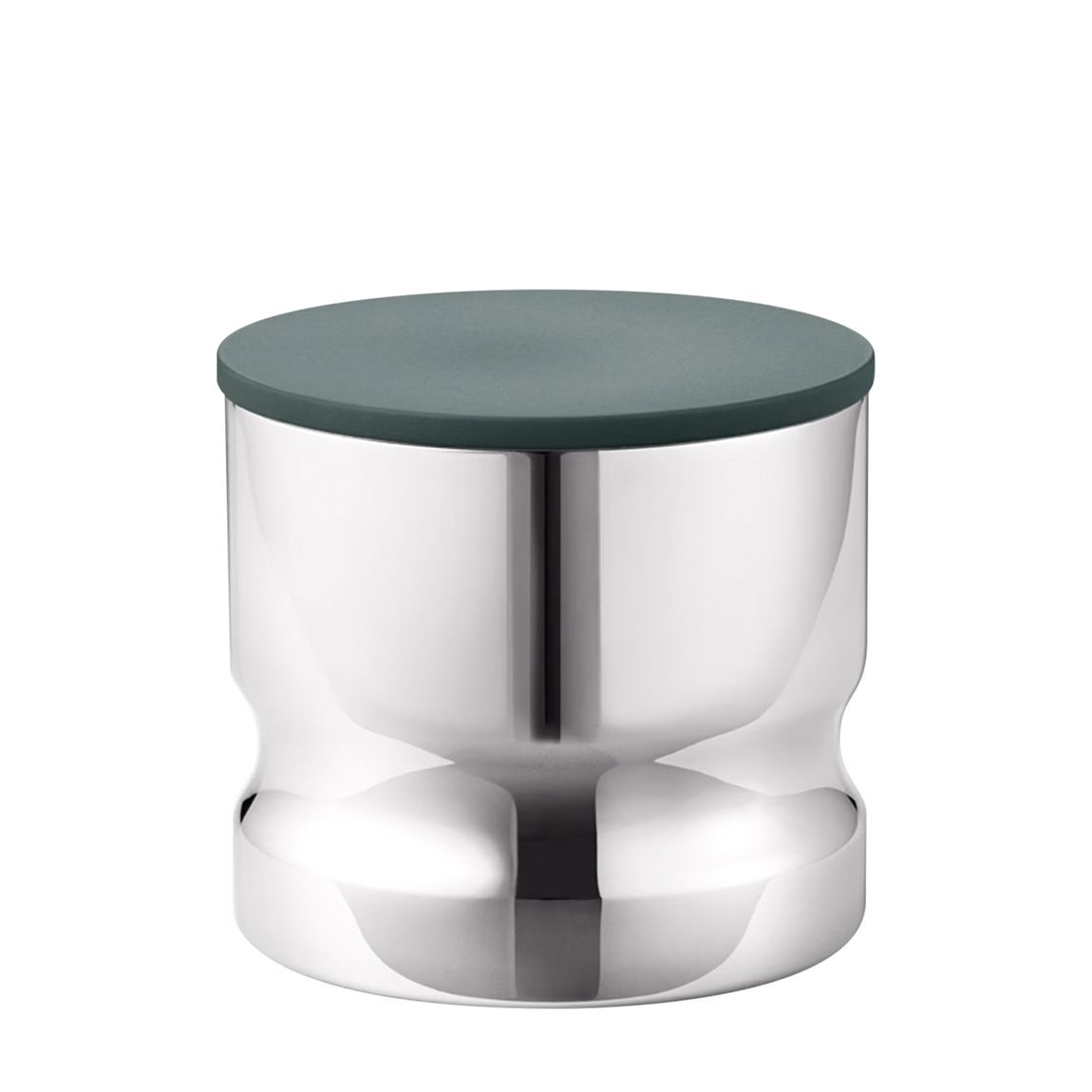 Alfredo Mini Silver and Green Canister, 0.5L main product photo