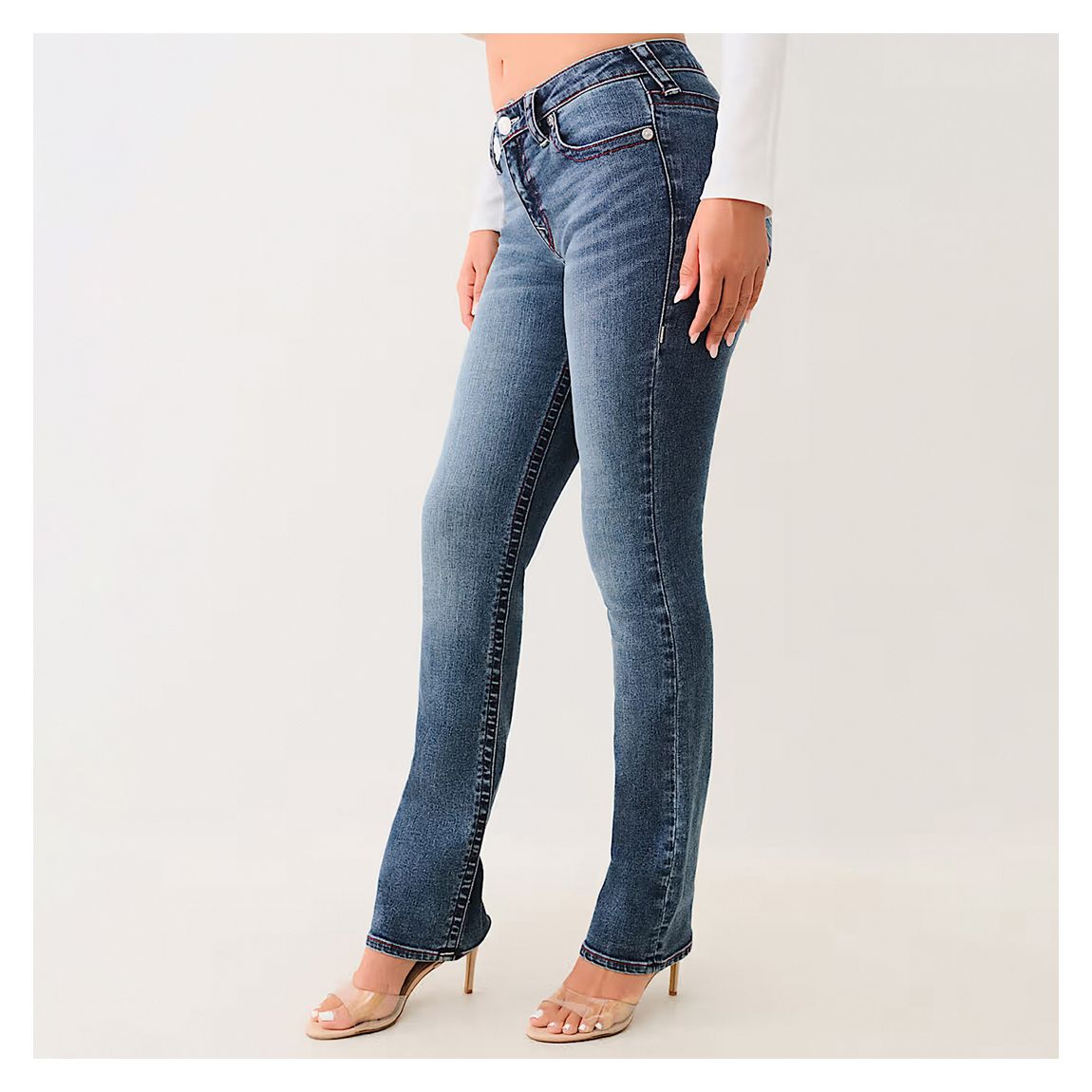 Blue Billie Slim Flare Jeans main product photo