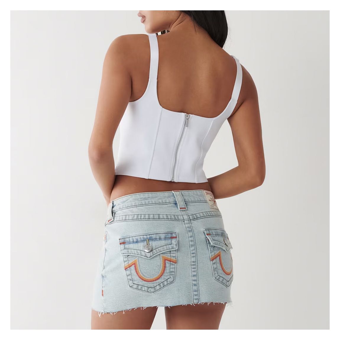 White Bustier Top main product photo