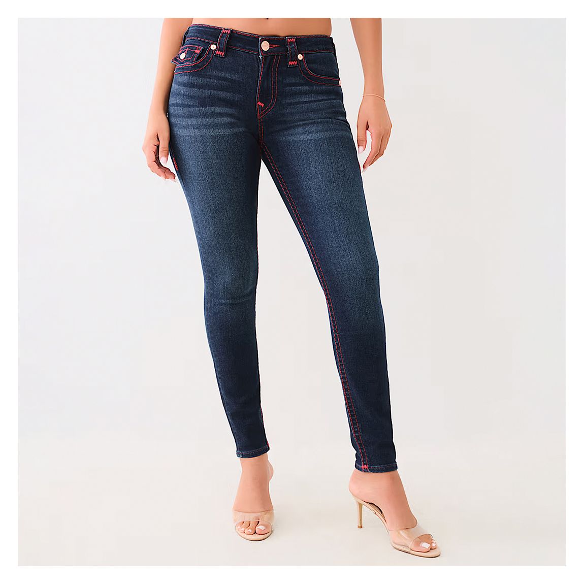 Dark Blue Jennie Super T Skinny Jean main product photo