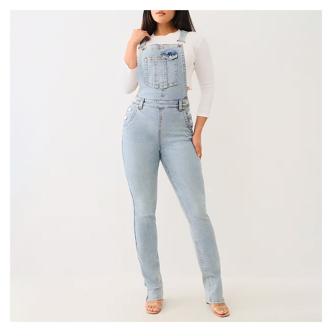 Blue Big T Slim Bootcut Dungarees main product photo