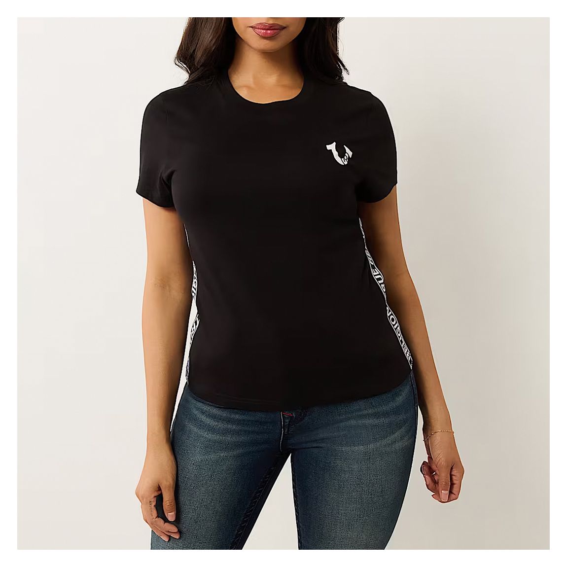 Black Taped Logo T-Shirt main product photo