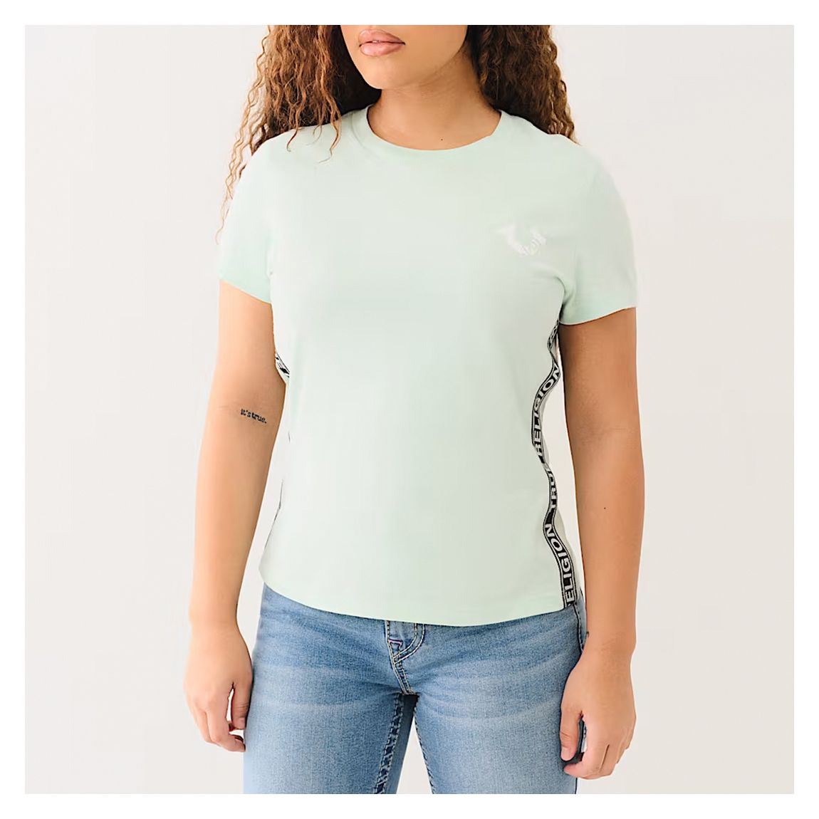 Light Blue Taped Logo T-Shirt main product photo