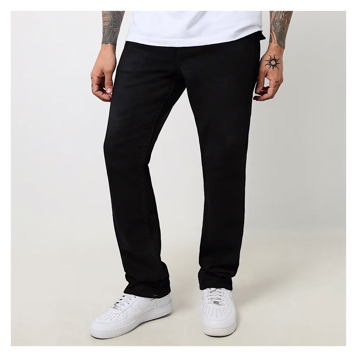 Black Ricky Lurex Straight Jean main product photo