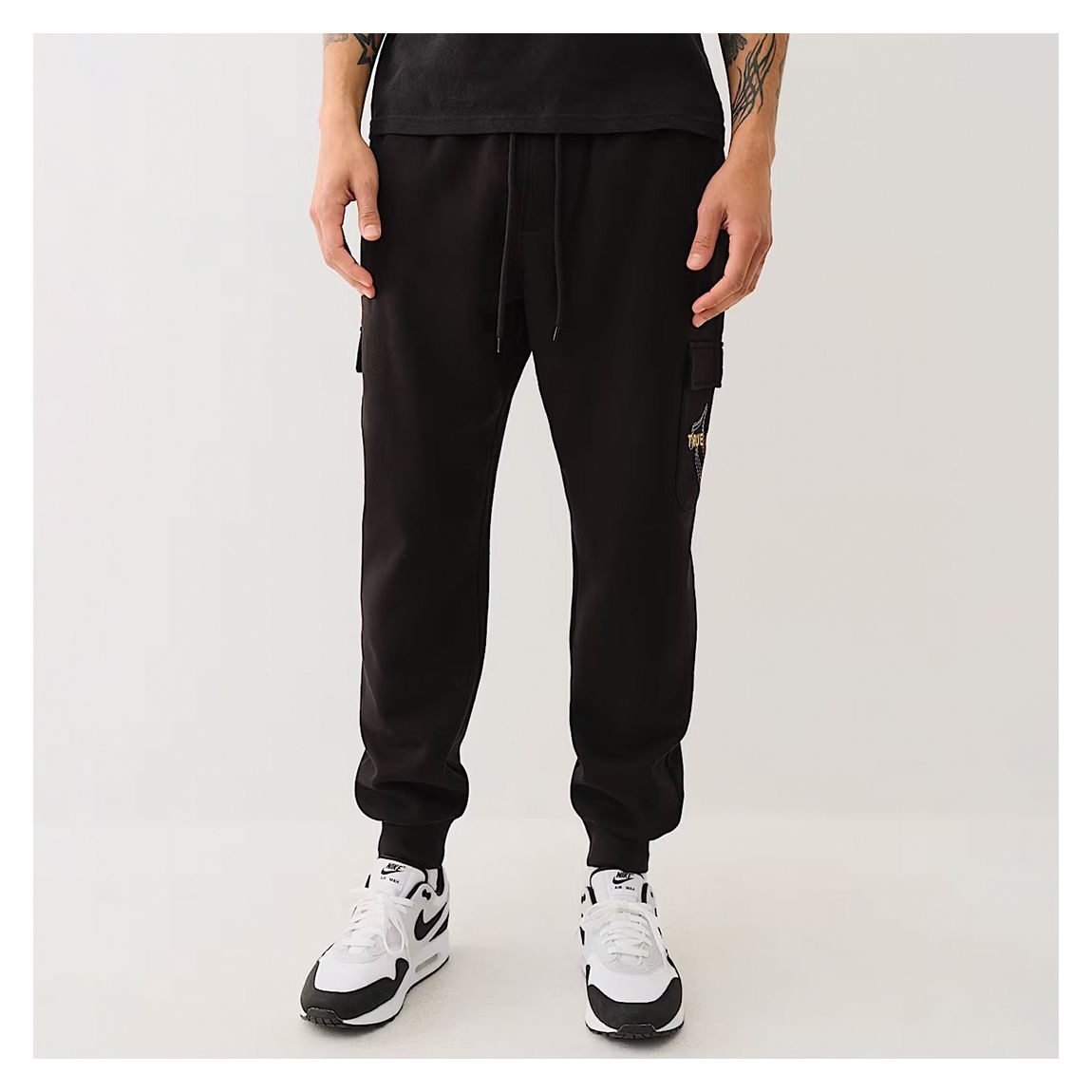 Black Military Style Jogger main product photo