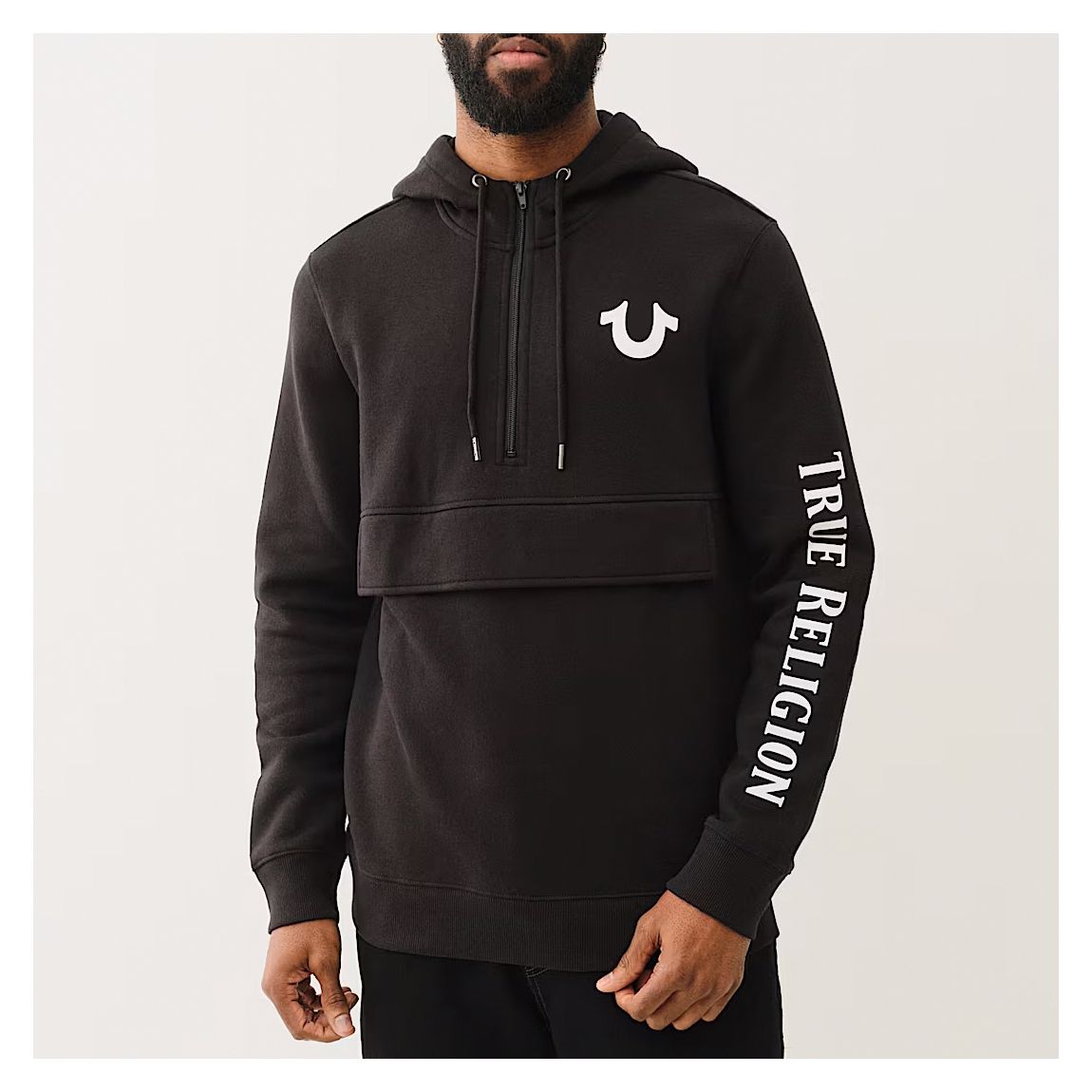 Black Fleece Anorak Hoodie main product photo