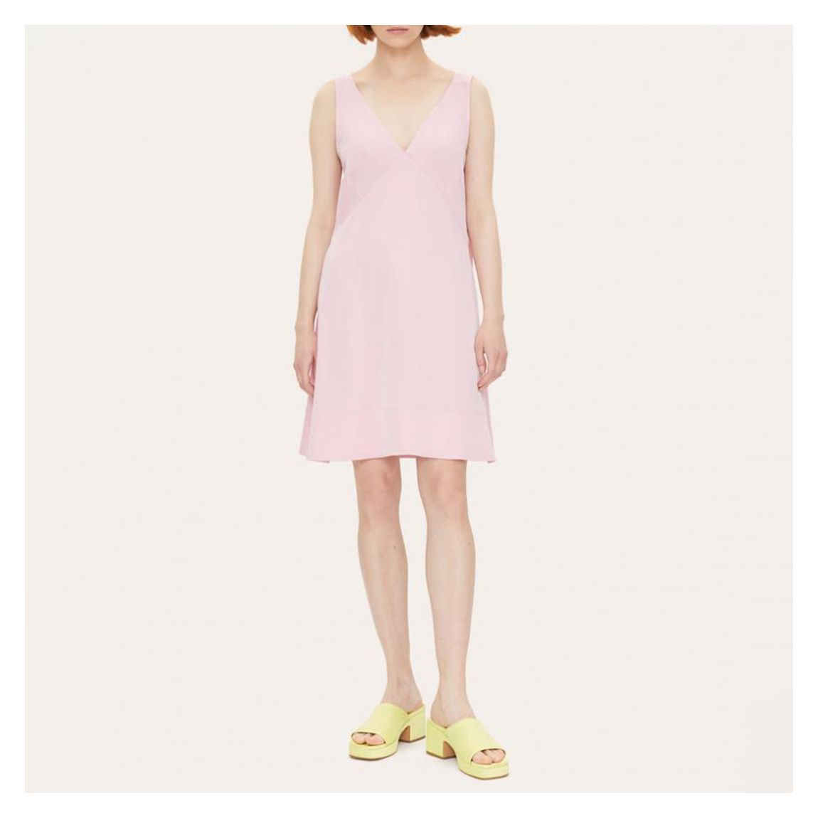 Blush Pink Mini Dress main product photo
