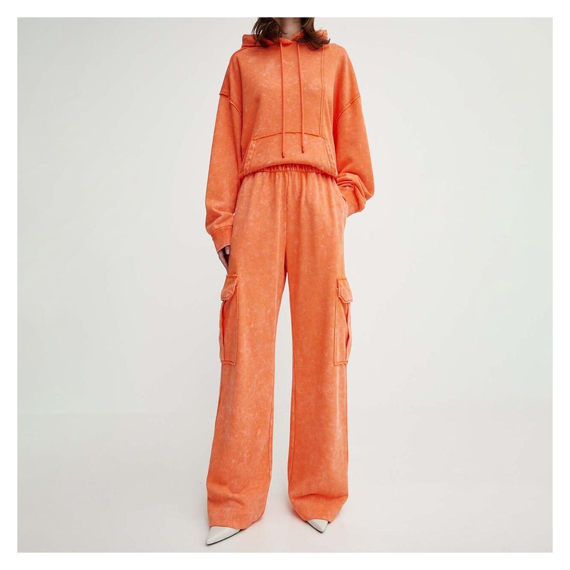 Orange Loose Fit Sweatshirt main product photo